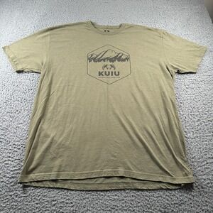 KUIU T-Shirt Mens 2XL Olive Short Sleeve Mountain Logo Ultralight Hunting Tee